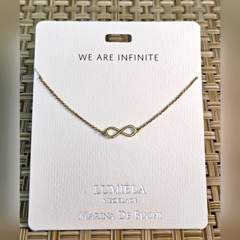We Are Infinite Script Name Chain Necklace